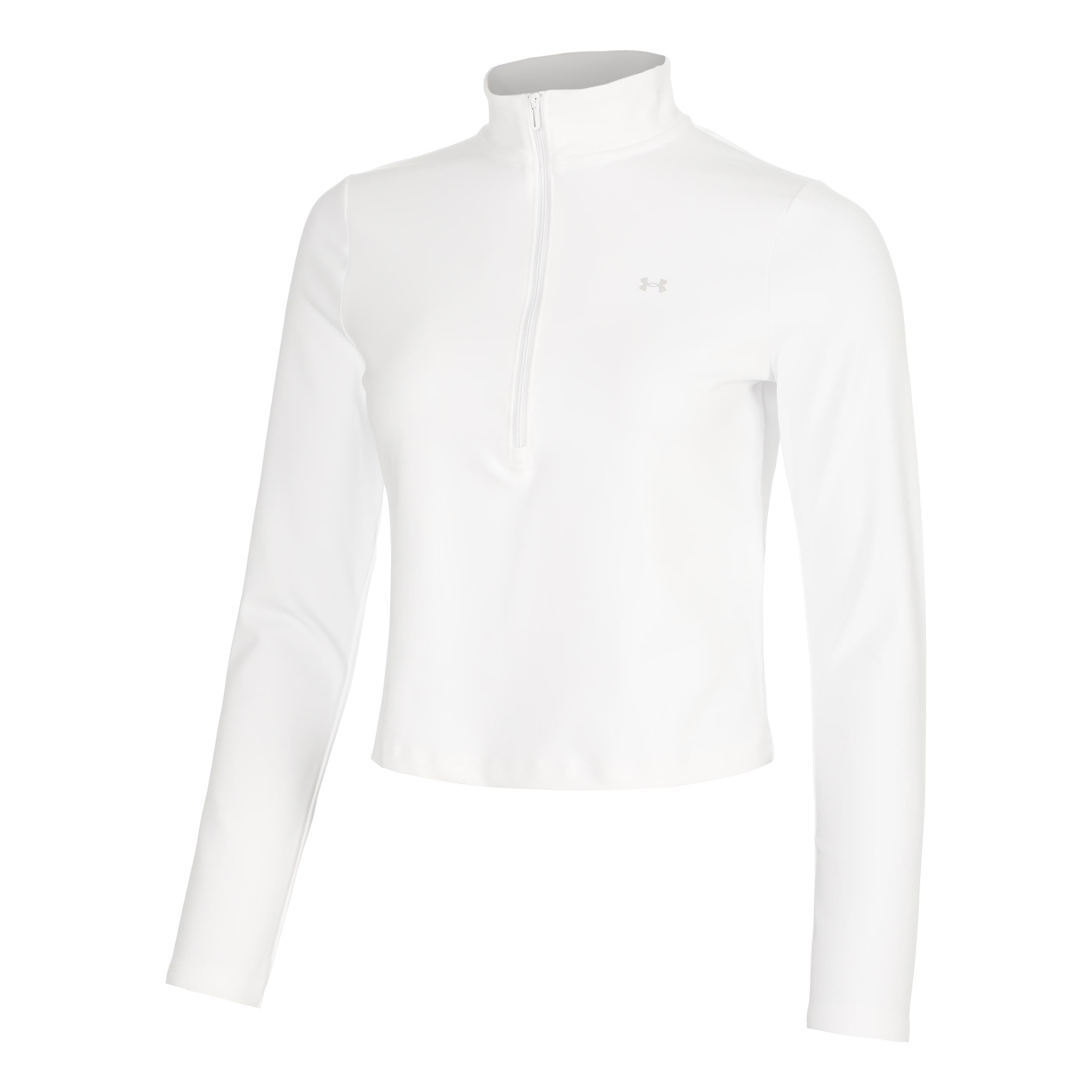 Under Armour Motion 1/2 Zip Longsleeve Dames - wit, lichtgrijs