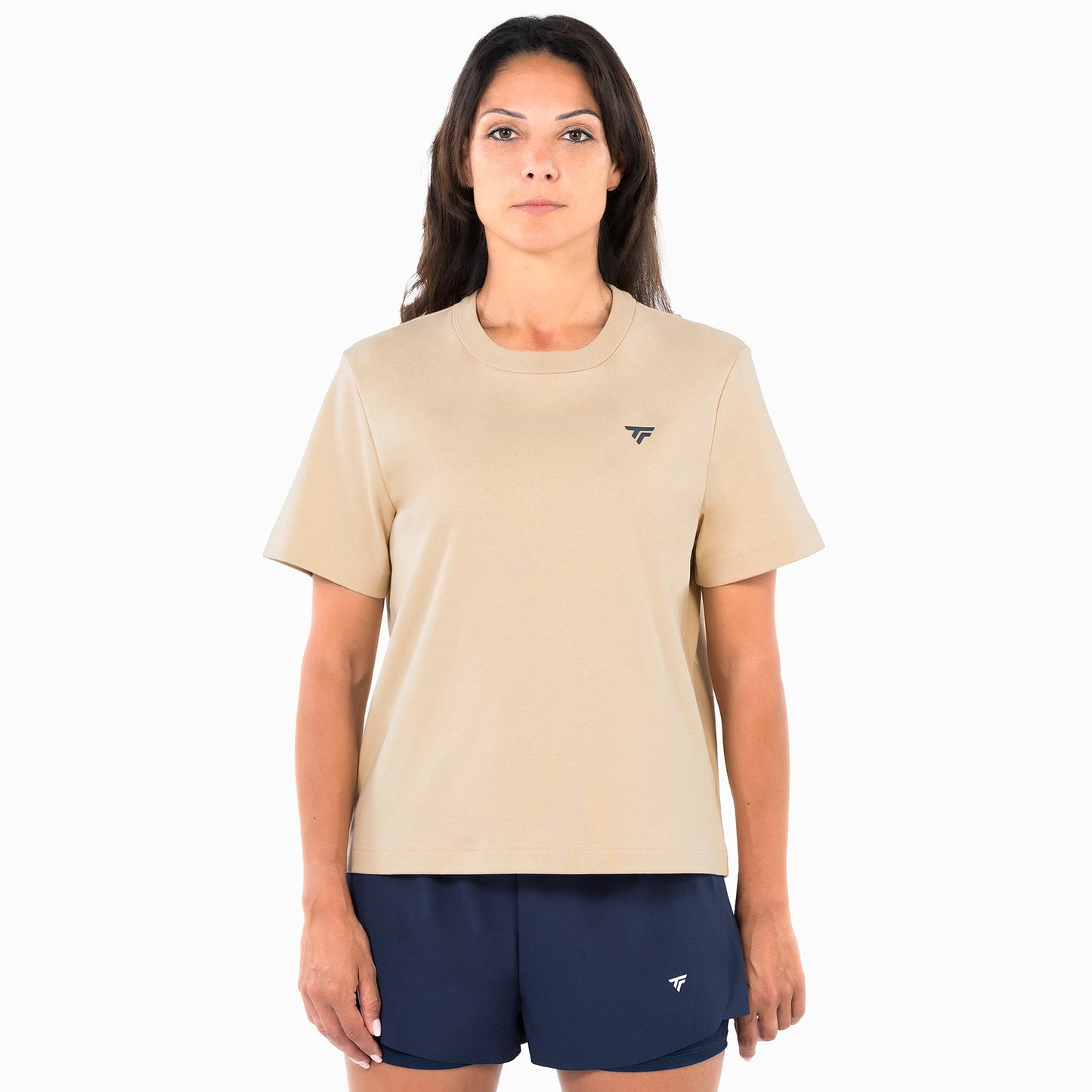 Tecnifibre Graphic T-shirt Dames - beige