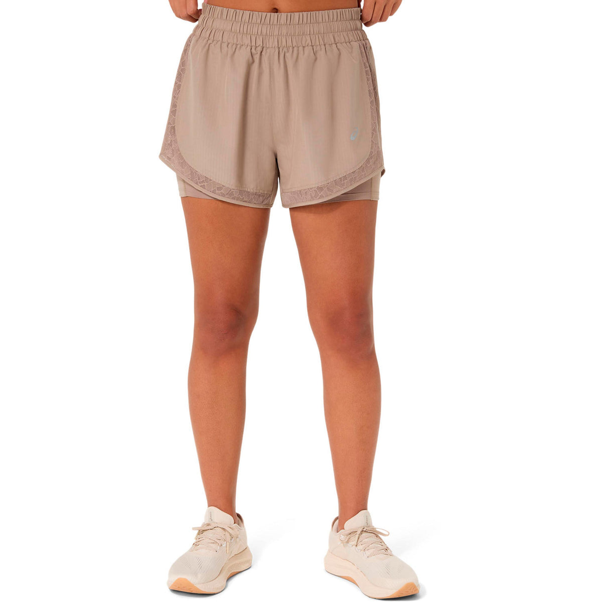 ASICS Nagino  Hardloopshorts Dames - beige