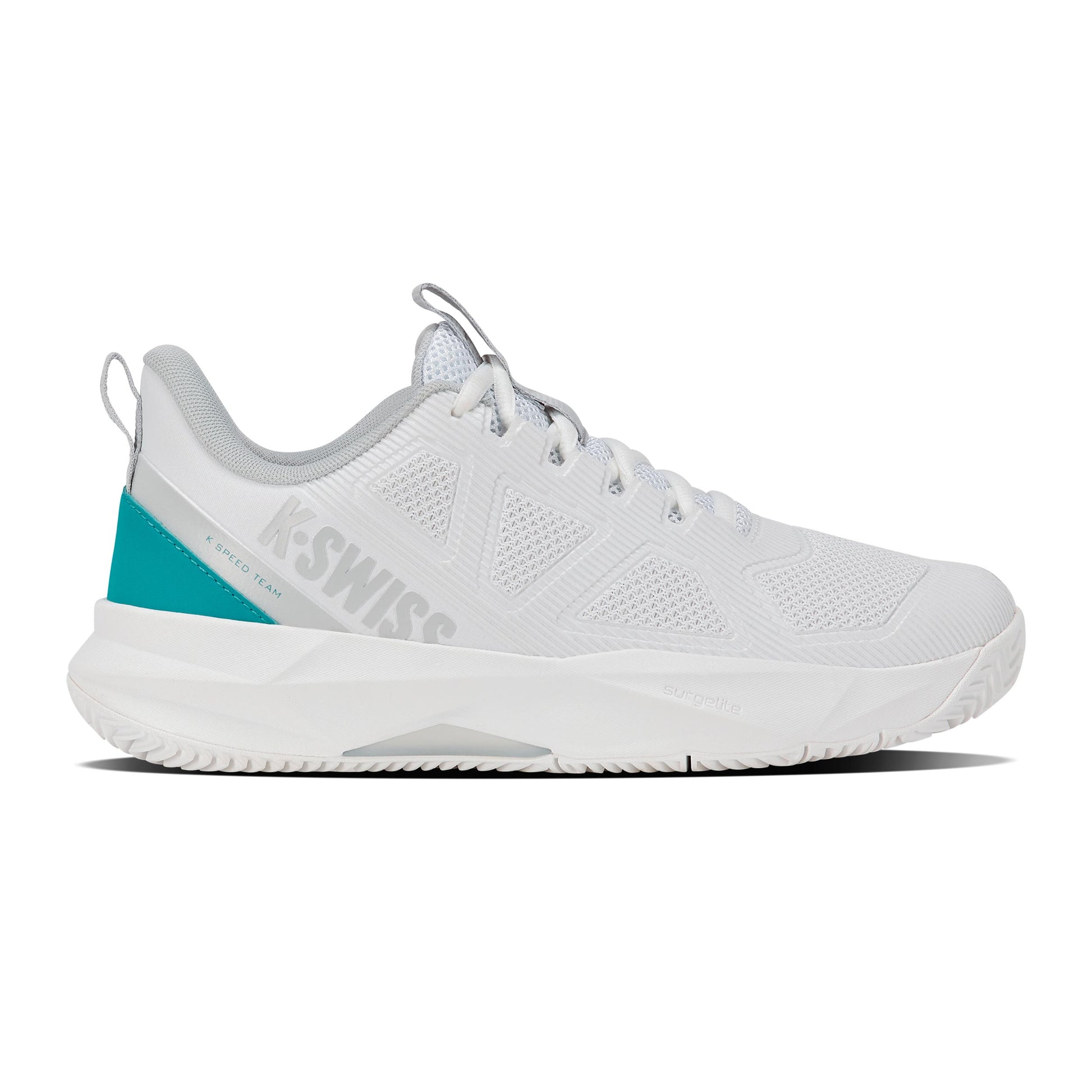K-Swiss K-Speed Team Gravelschoen Dames - wit, turkoois