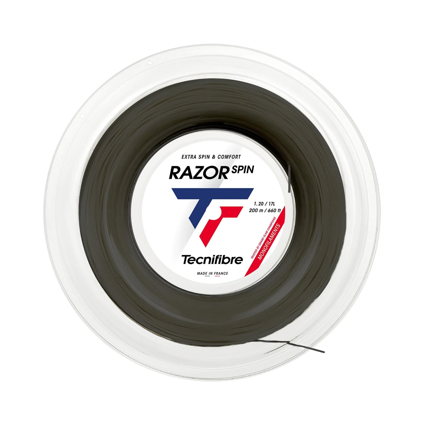 Tecnifibre Razor Spin Rol snaren 200m - zwart