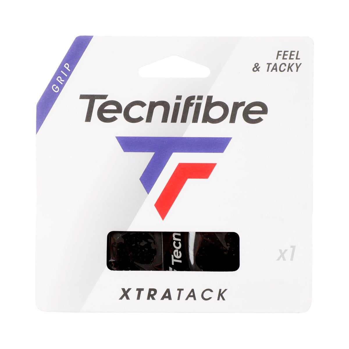 Tecnifibre X-Tra Tack Verpakking 1 stuk - zwart
