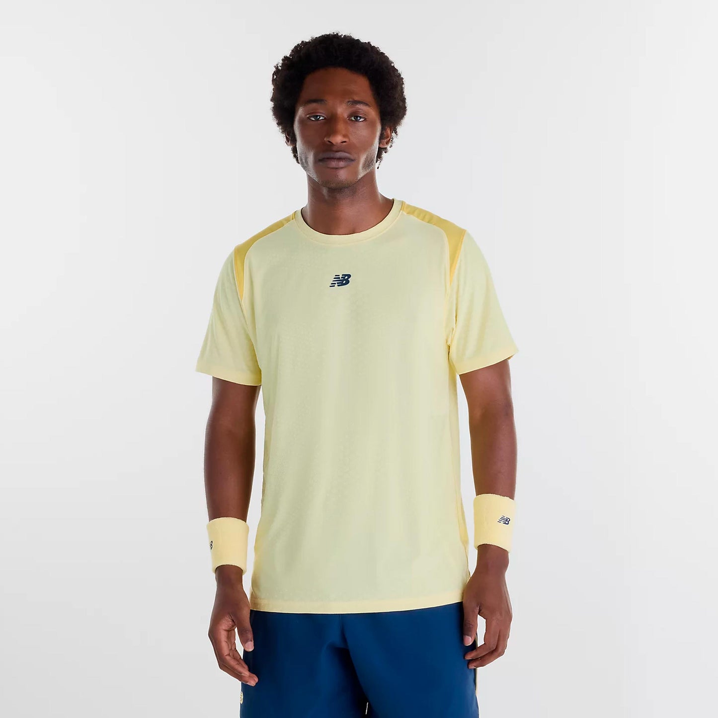 New Balance Tournament T-shirt Heren - geel