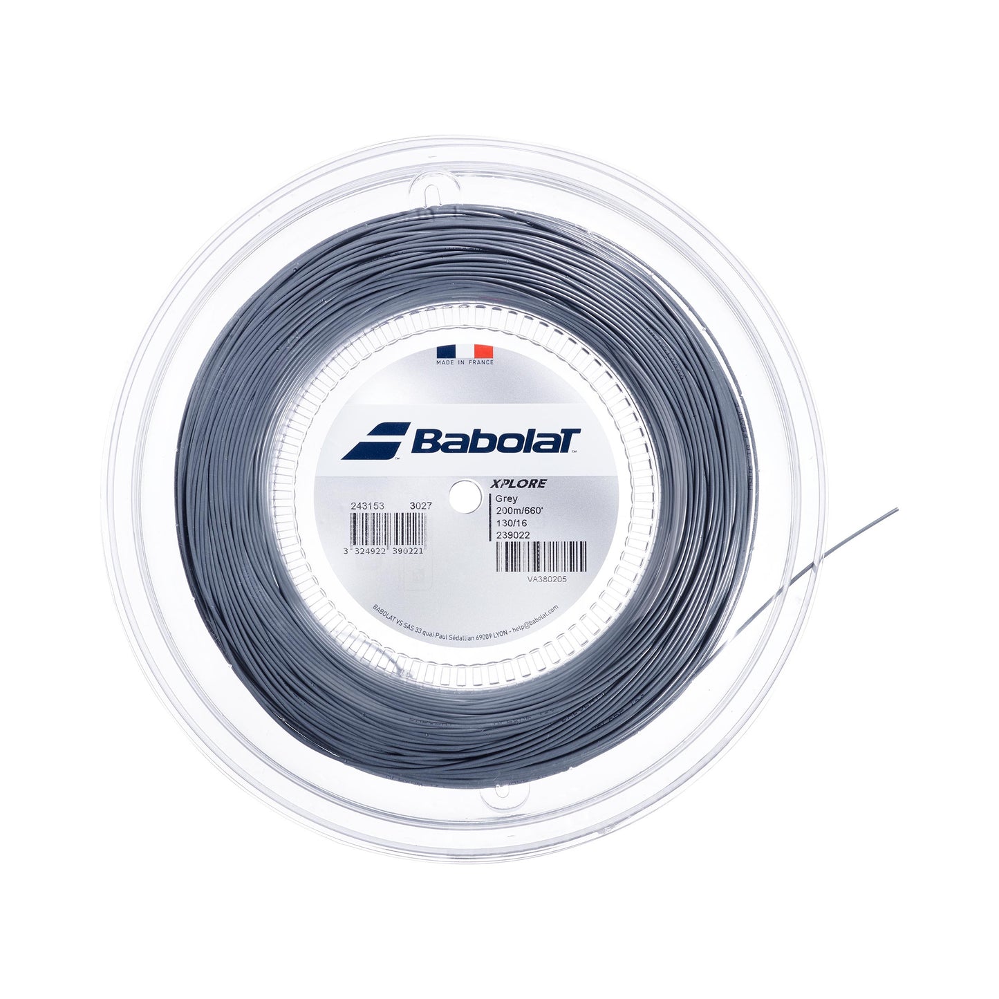 Babolat Xplore Rol snaren 200m - grijs