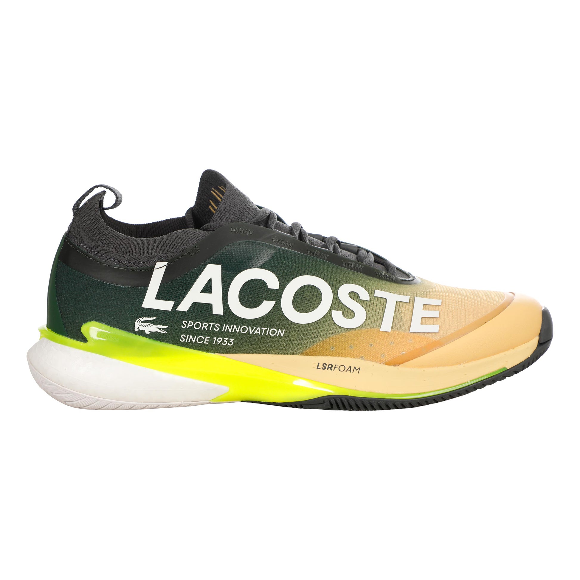 Lacoste AG-LT Lite Allcourt schoen Heren - geel, donkergroen