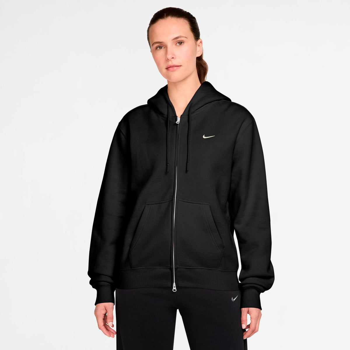 Nike Studio Fleece Sportjas Dames - zwart