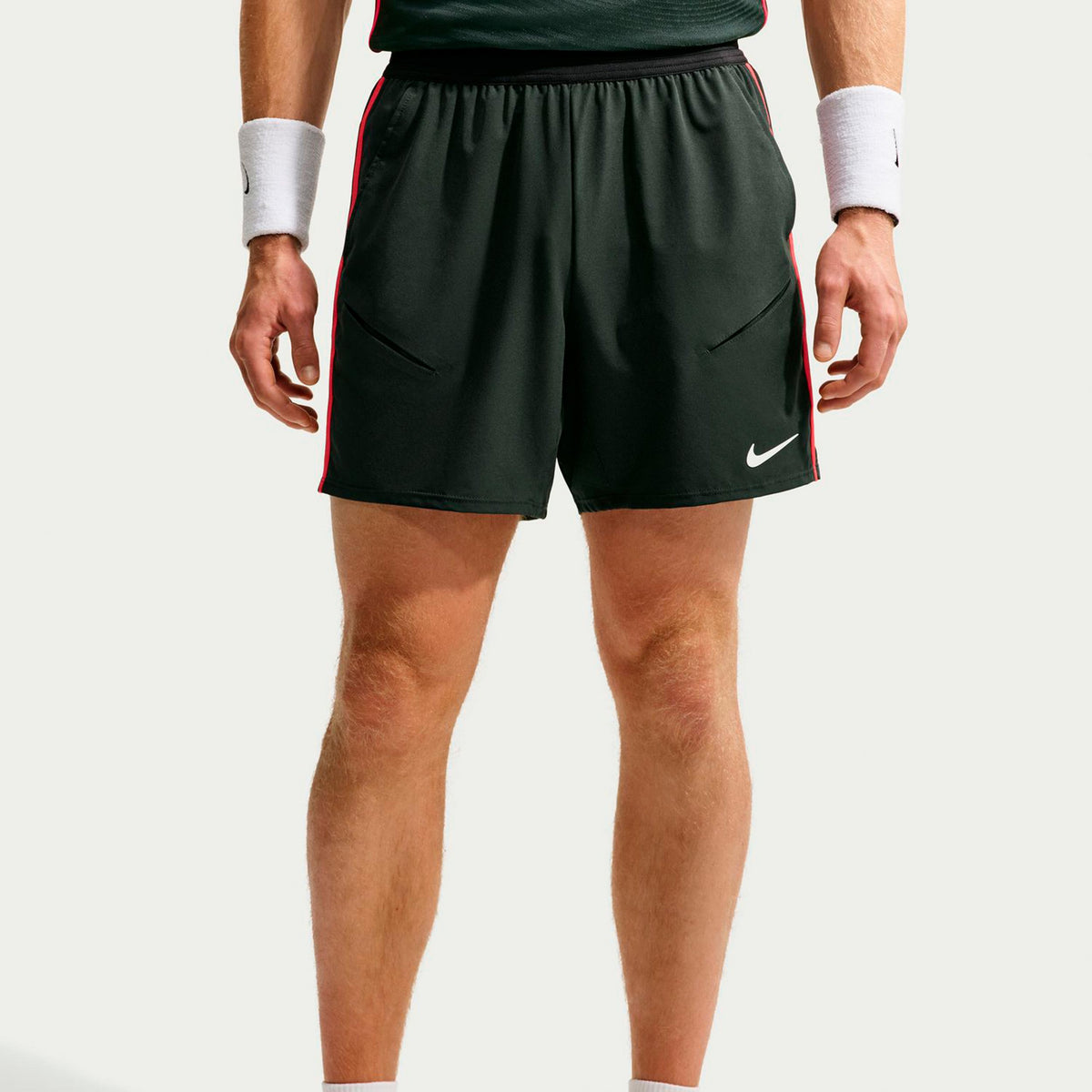 Nike Court Slam Shorts Heren - donkergrijs