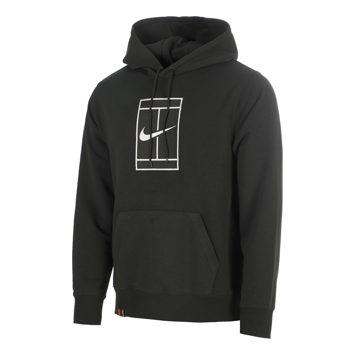 Nike Court Sweater met capuchon Heren - donkergrijs