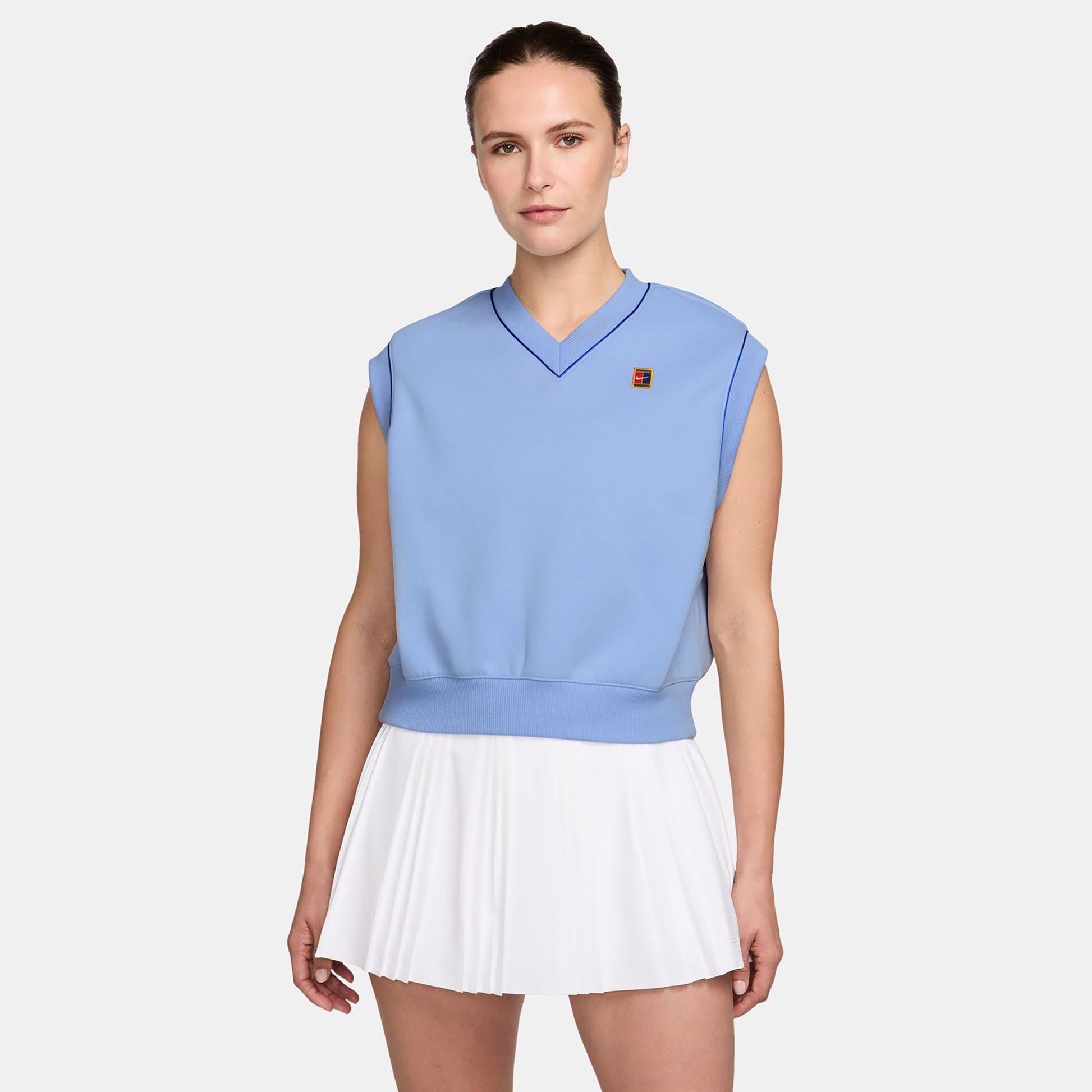 Nike Court Pullunder Dames - lichtblauw