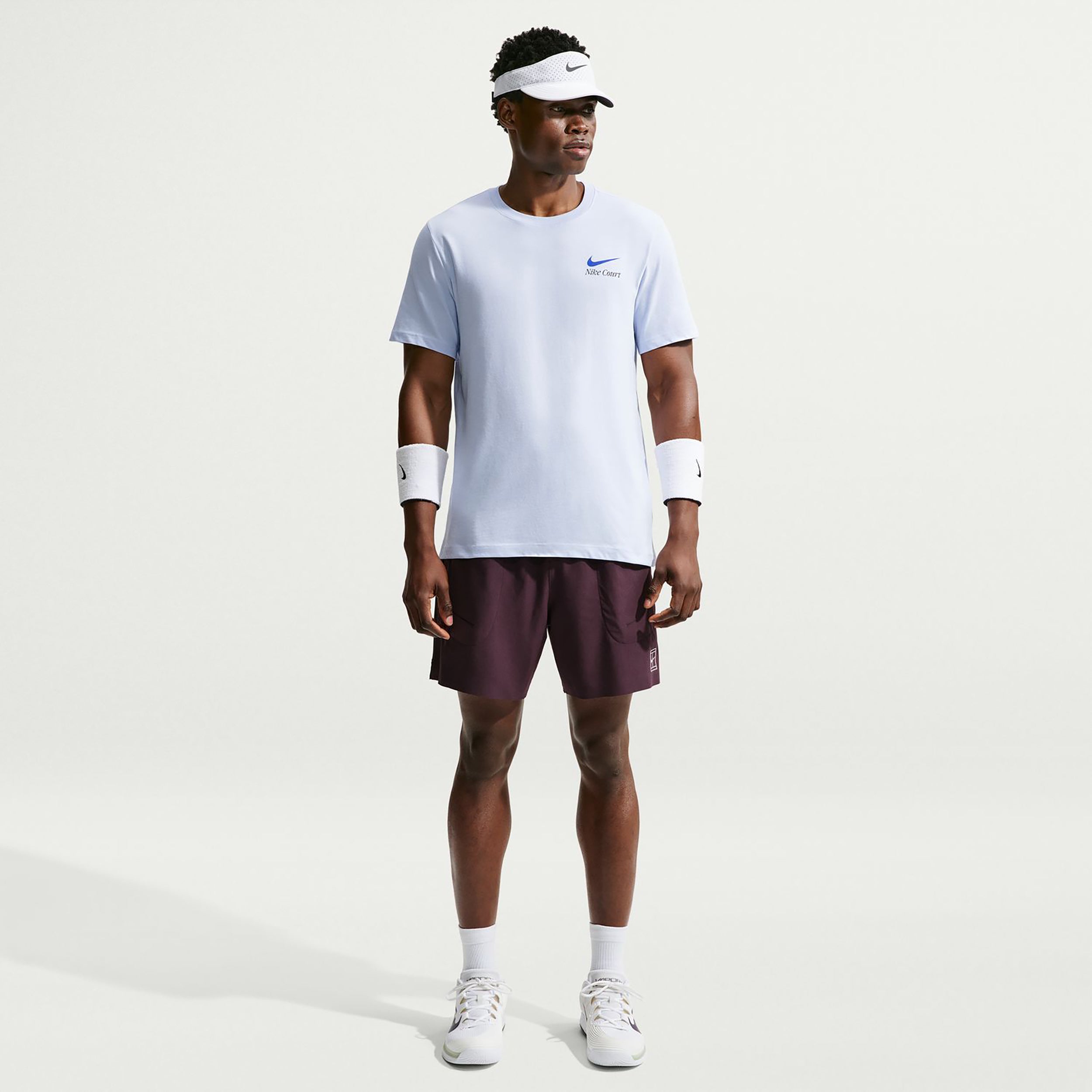 Nike Court Dri-Fit T-shirt Heren - mauve