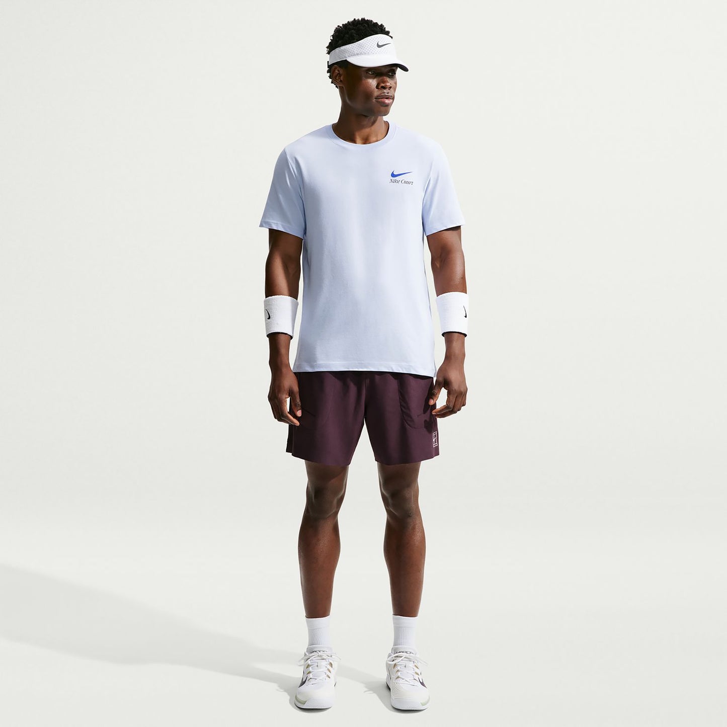 Nike Court Dri-Fit T-shirt Heren - mauve