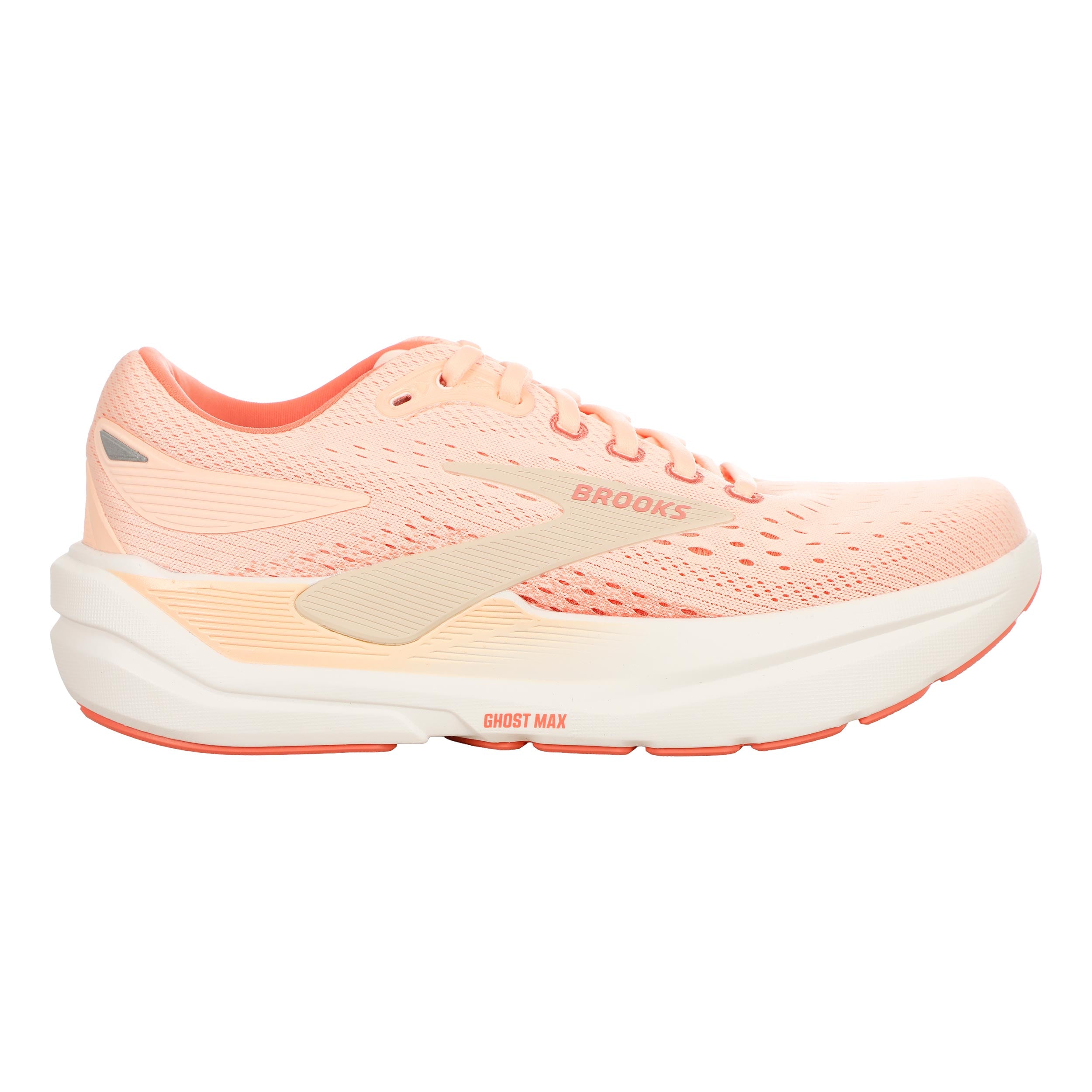 Brooks Ghost Max 3 Neutrale schoen Dames - koraal, beige