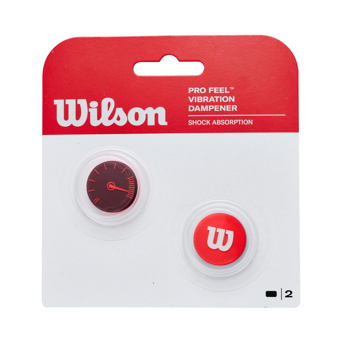 Wilson Defyer Demper Verpakking 2 stuks - rood