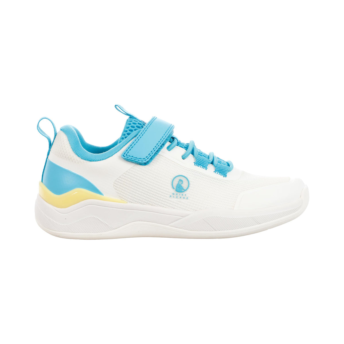 Quiet Please Carpet Champ Tennisschoen tapijt Kinderen - wit, turkoois
