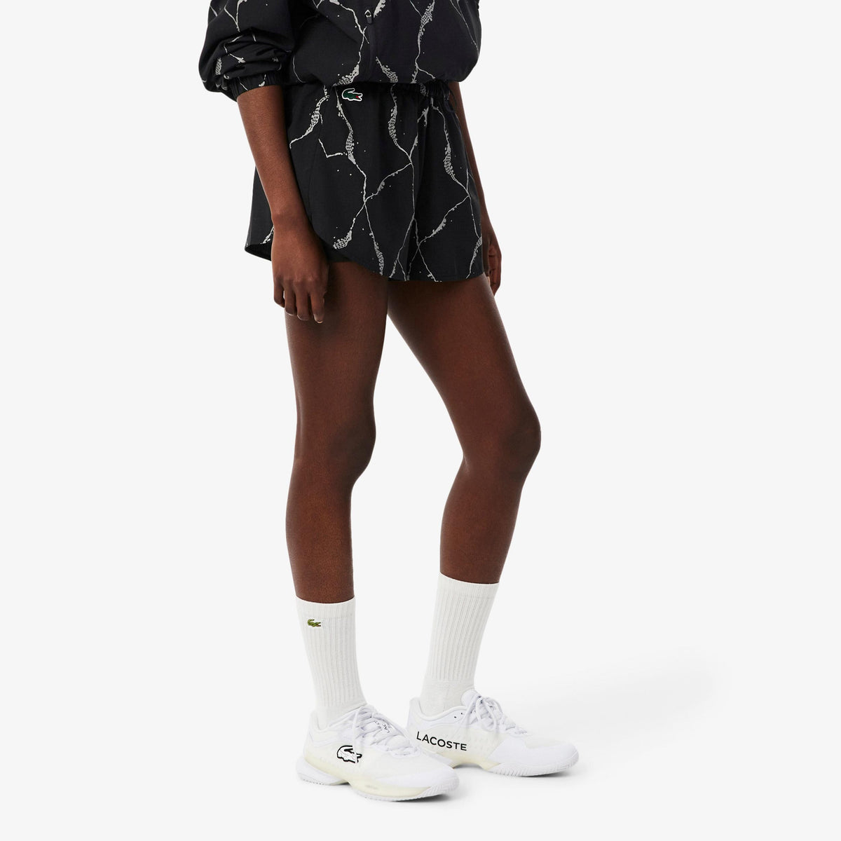 Lacoste Shorts Dames - zwart, wit