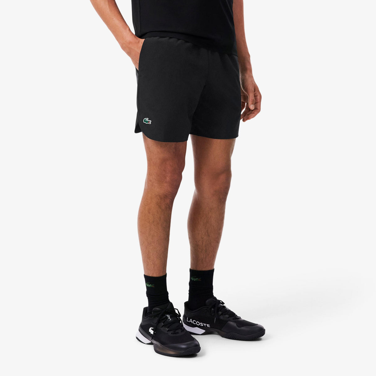 Lacoste Shorts Heren - zwart