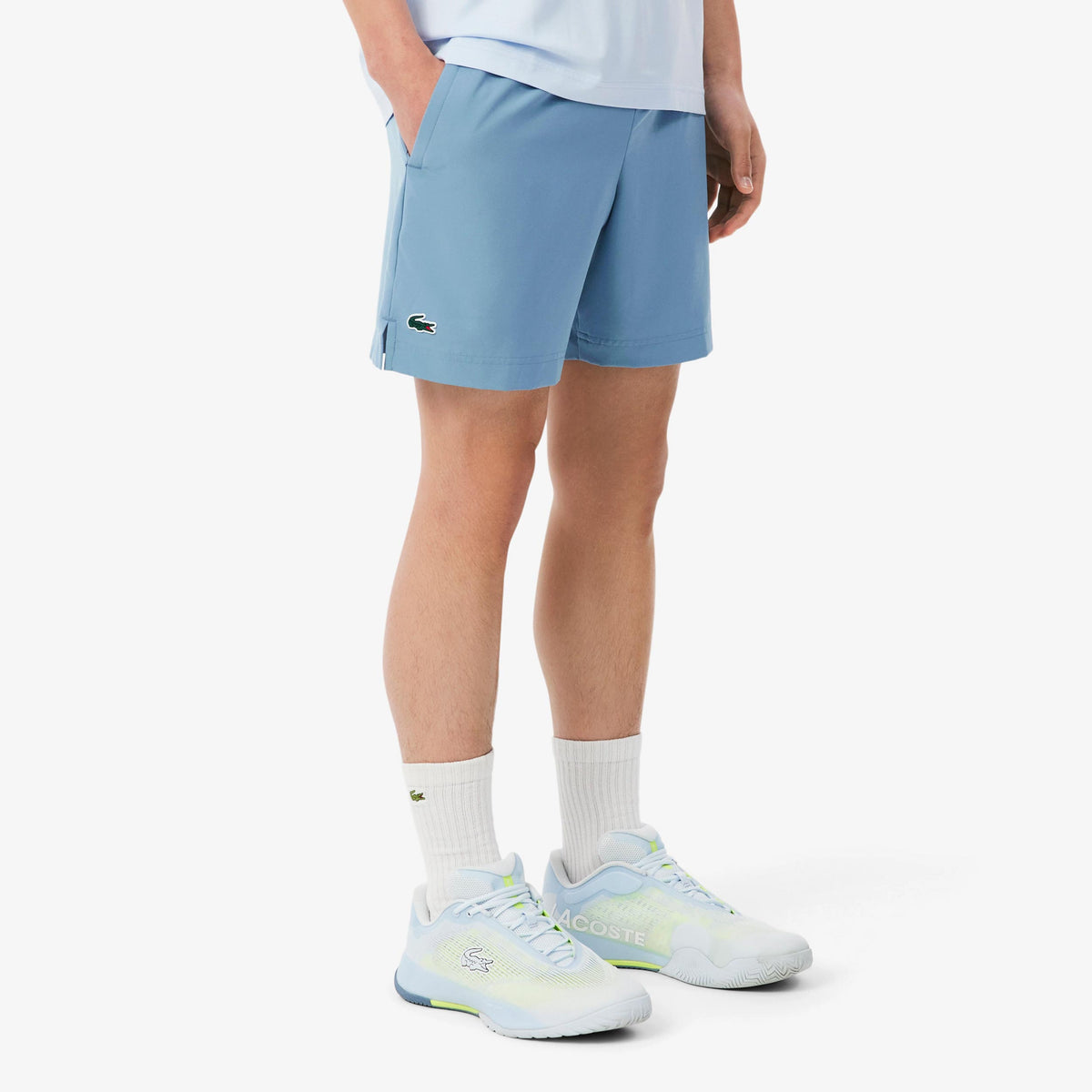 Lacoste Shorts Heren - blauwgrijs