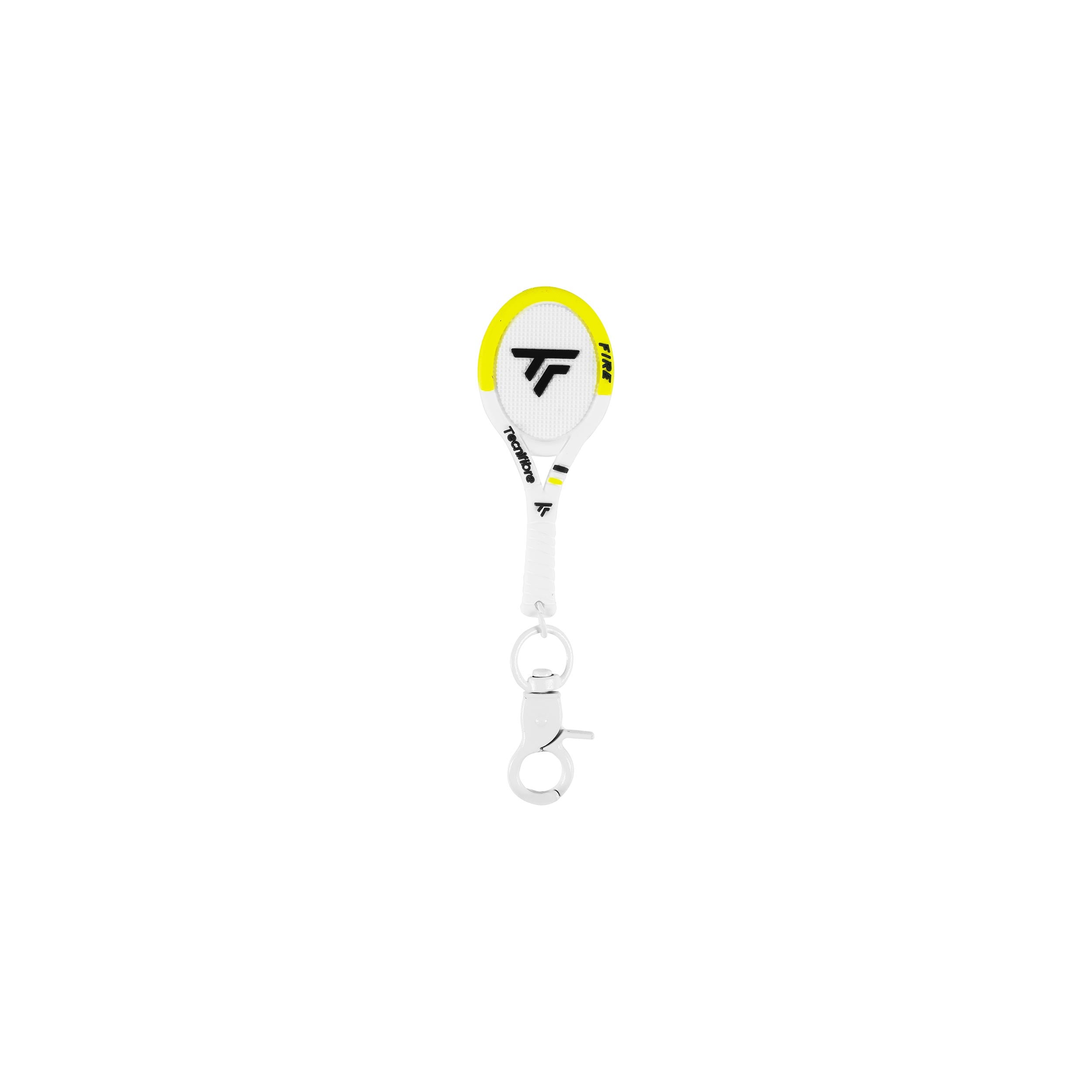 Tecnifibre Fire Sleutelhangers - wit, geel