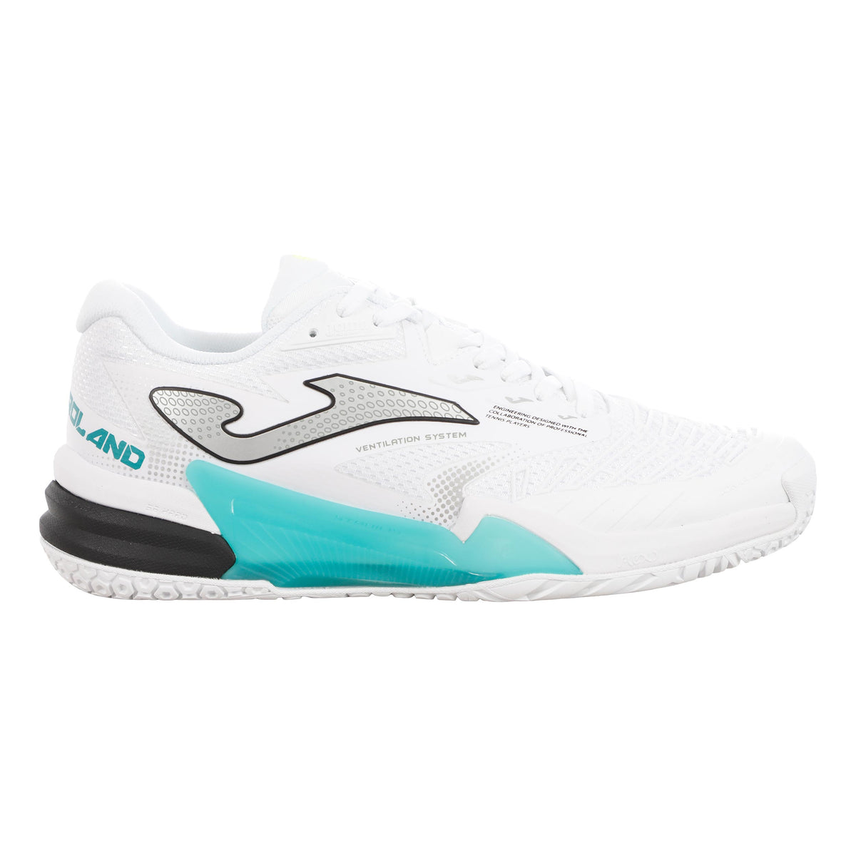 Joma Roland Allcourt schoen Heren - wit, turkoois