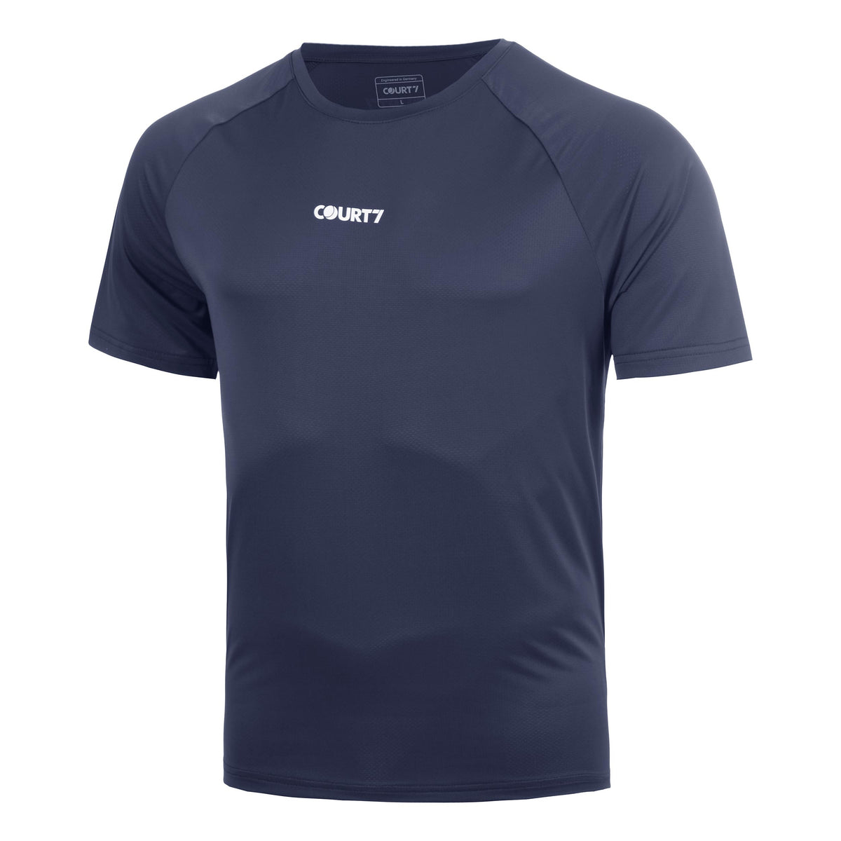 COURT7 Performance T-shirt Heren - blauw
