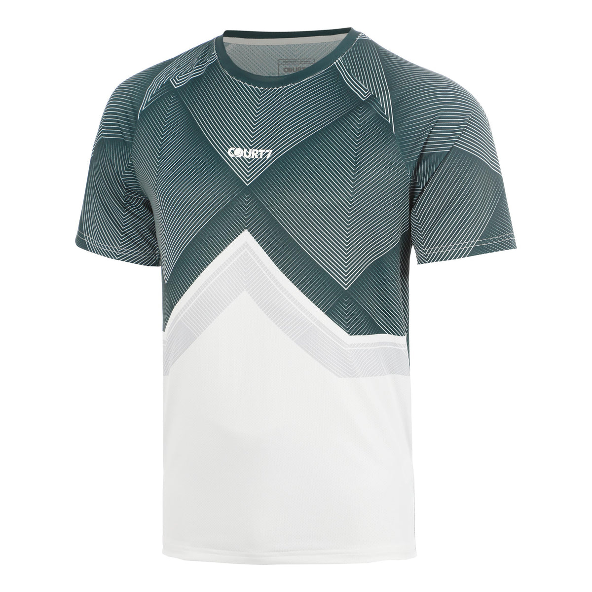 COURT7 Performance T-shirt Heren - groen