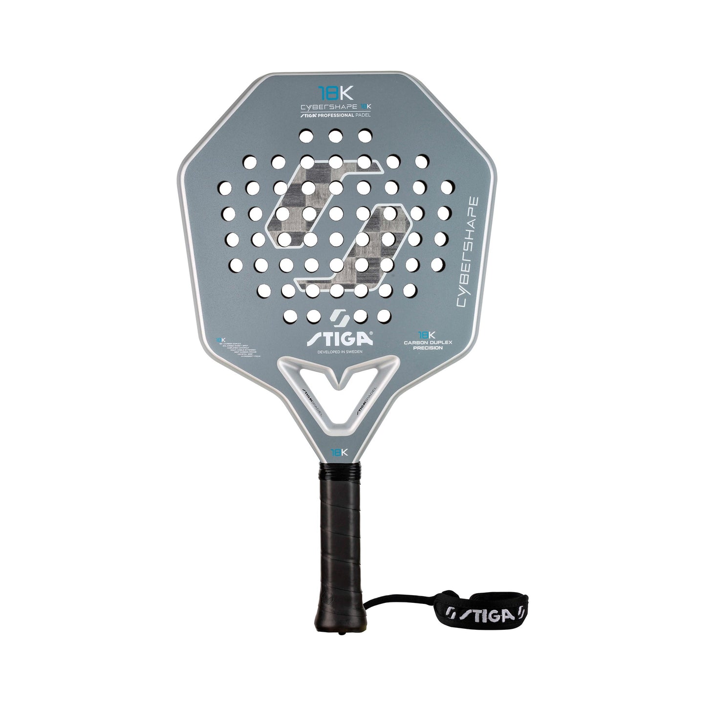 Stiga 18K 2 Cybershape Padel racket Testrackets