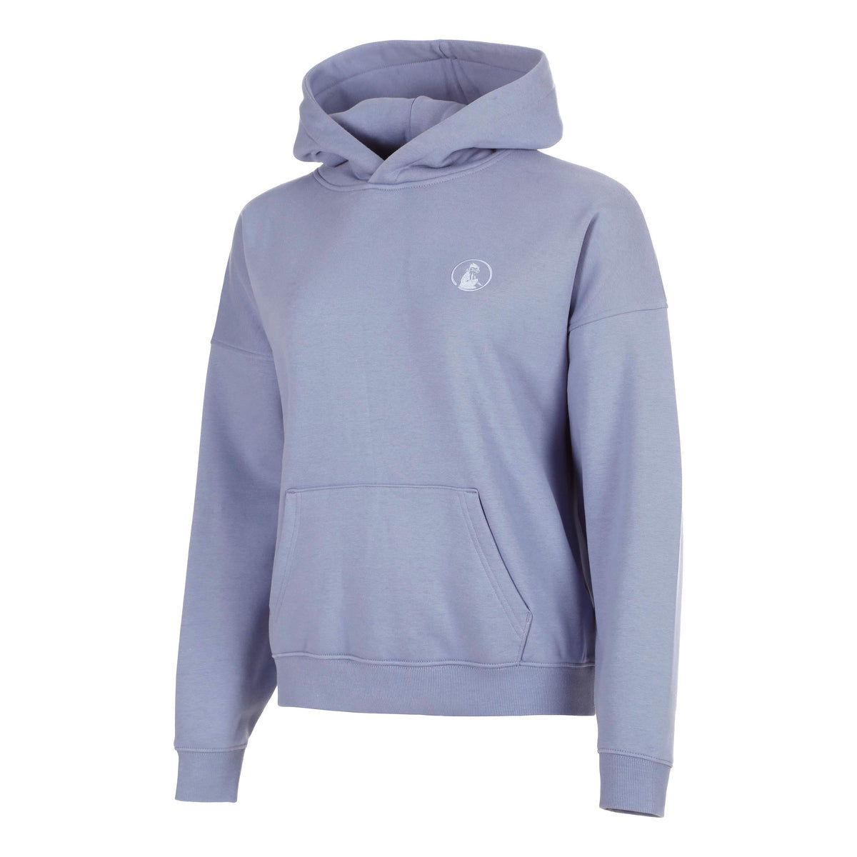 Quiet Please Confidence Oversize Sweater met capuchon Dames - blauw