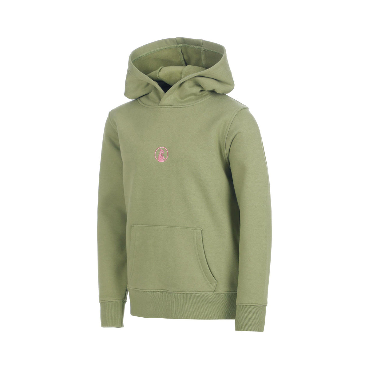 Quiet Please Club House Loose Fit Sweater met capuchon Kinderen - kaki