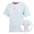Club House Boyfriend T-shirt Dames - lichtblauw