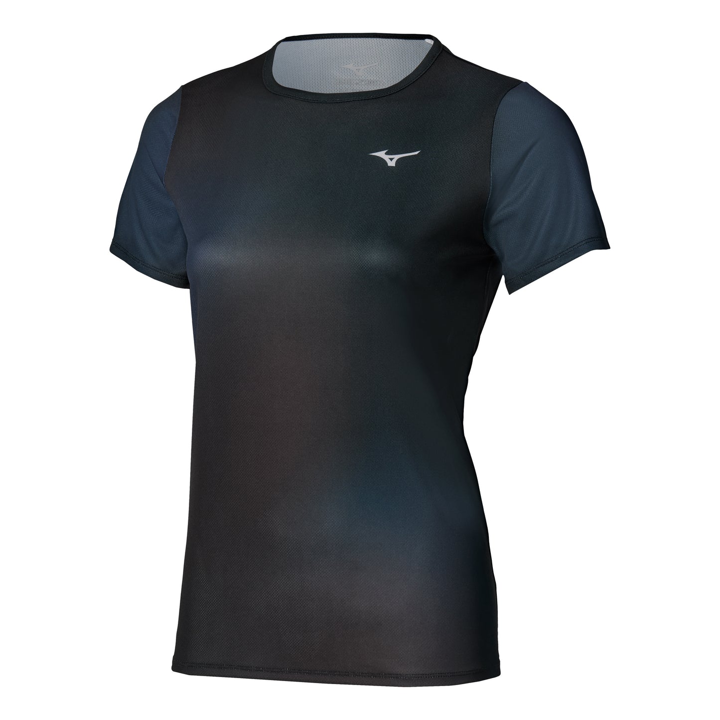 Mizuno Core Graphic Hardloopshirt Dames - zwart, blauw