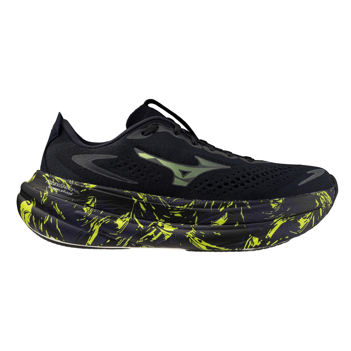 Mizuno Sky Prime  Neutrale schoen Unisex - donkergrijs, limoen