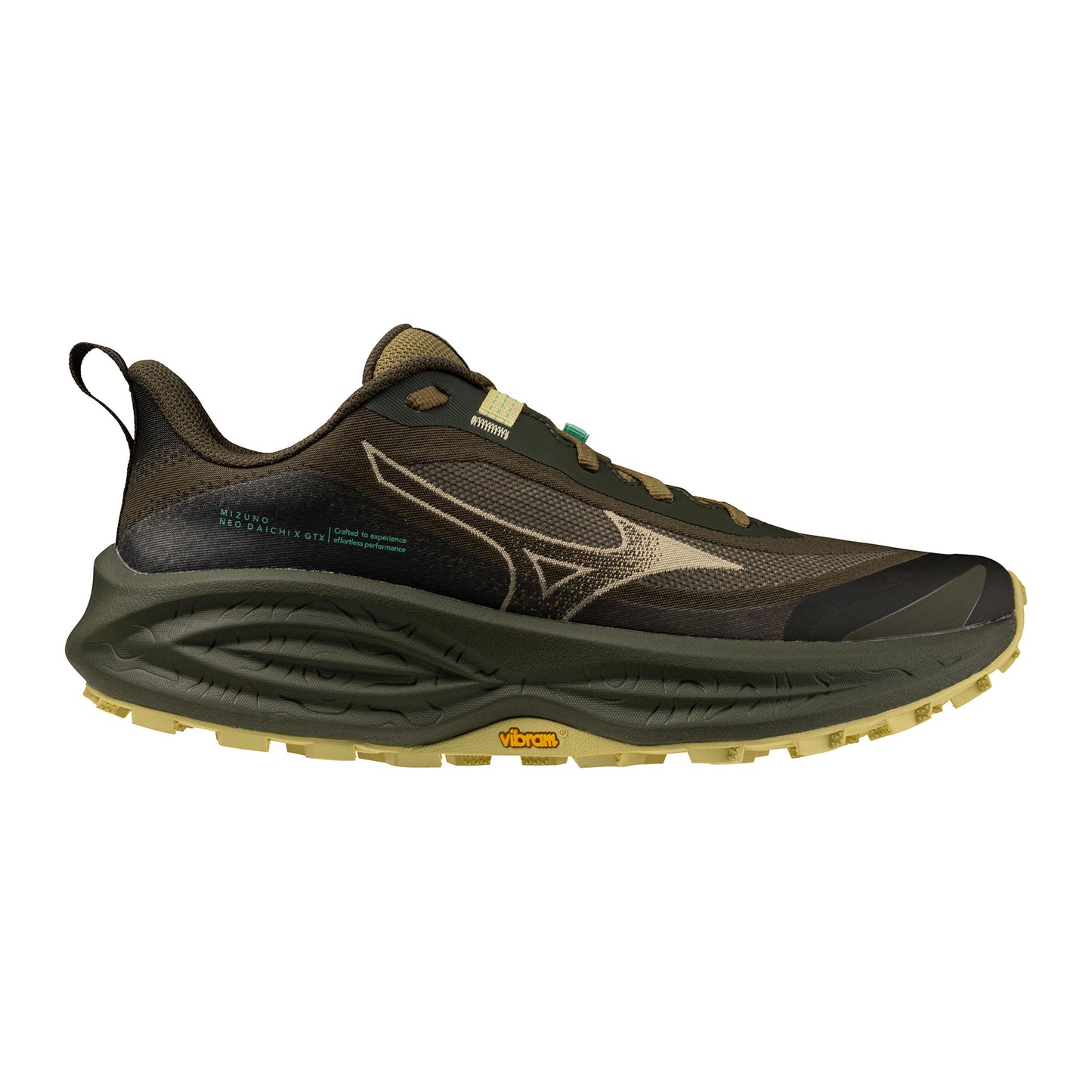 Mizuno Neo Daichi 10 GTX Trailschoen Dames - olijf, kaki