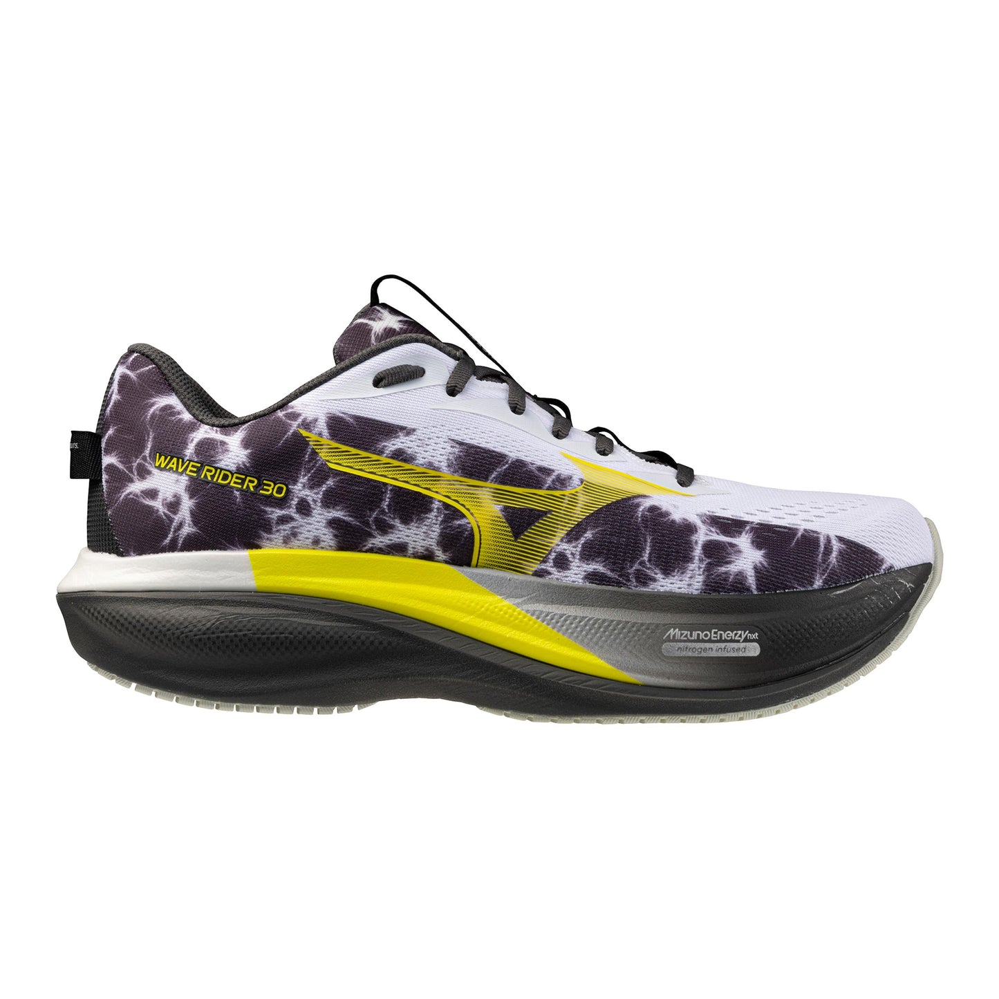 Mizuno Wave Rider 30 Amsterdam  Neutrale schoen Unisex - wit, zwart