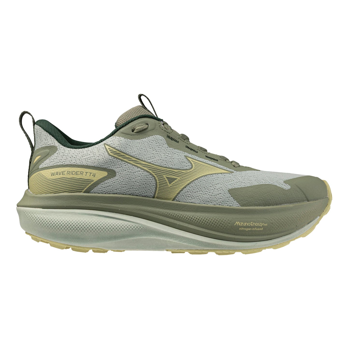 Mizuno Wave Rider TT 4  Trailschoen Dames - grijs, salie