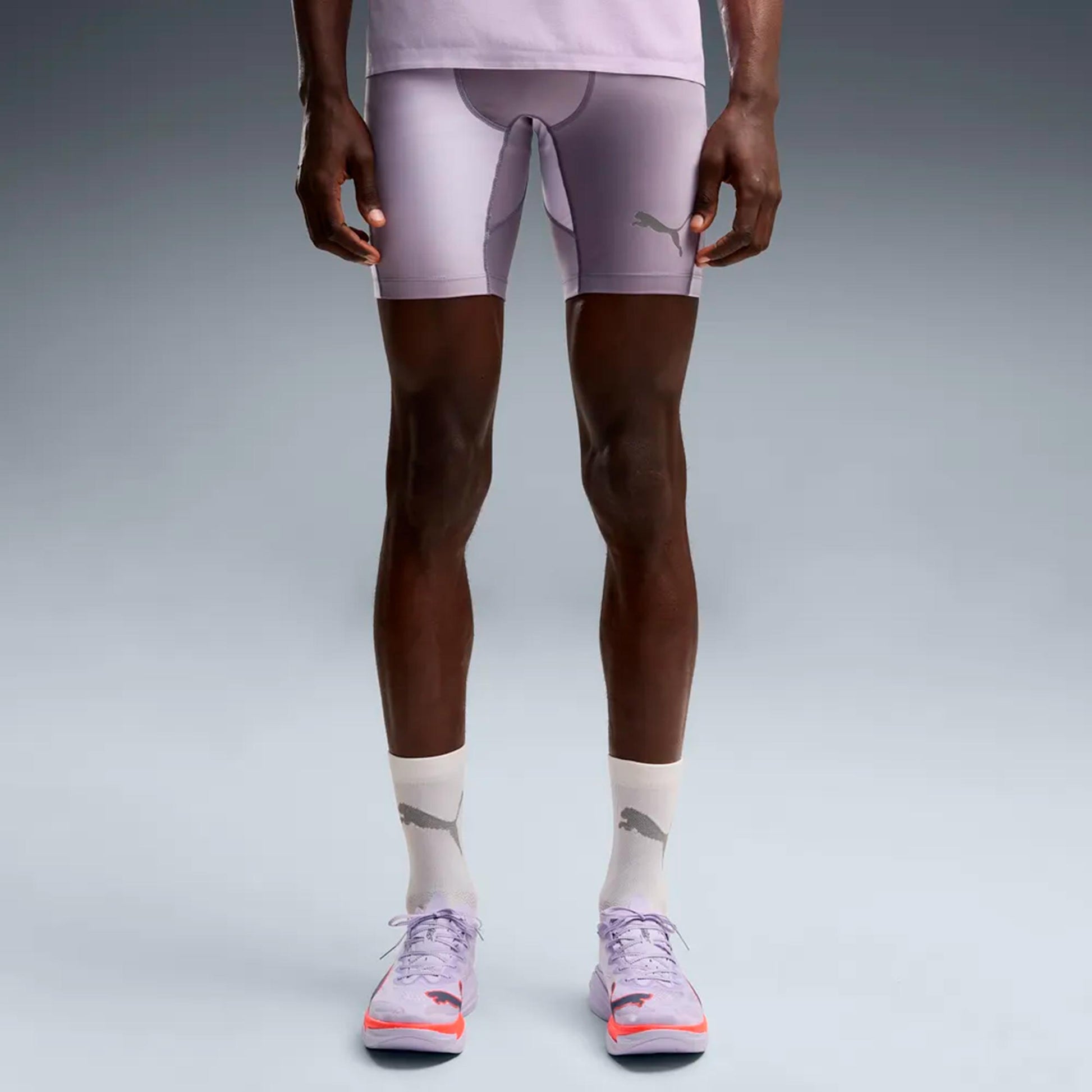 Puma Lightspeed AOP 8in half  Hardlooplegging Heren - grijs