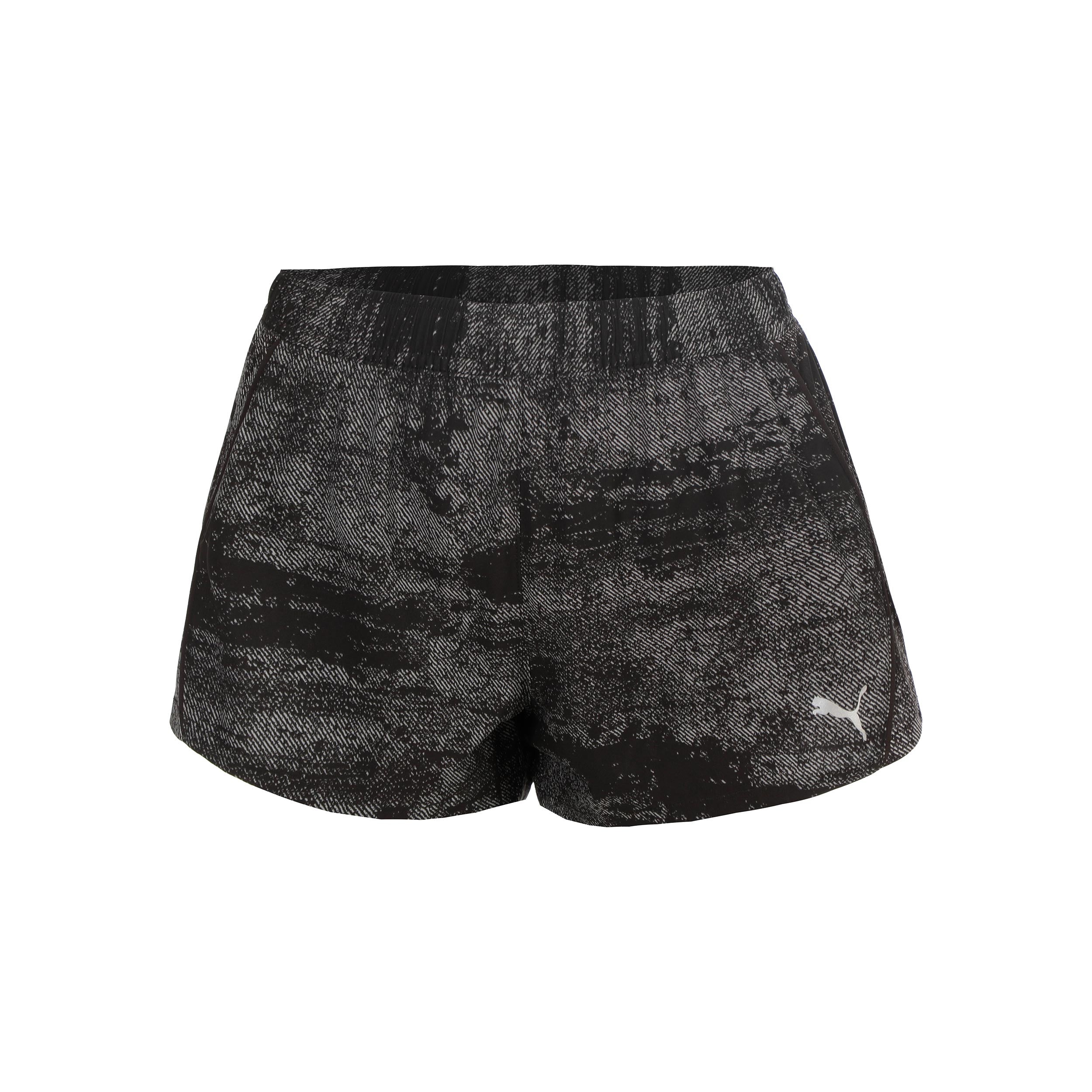 Puma Velocity AOP 3in  Hardloopshorts Dames - zwart