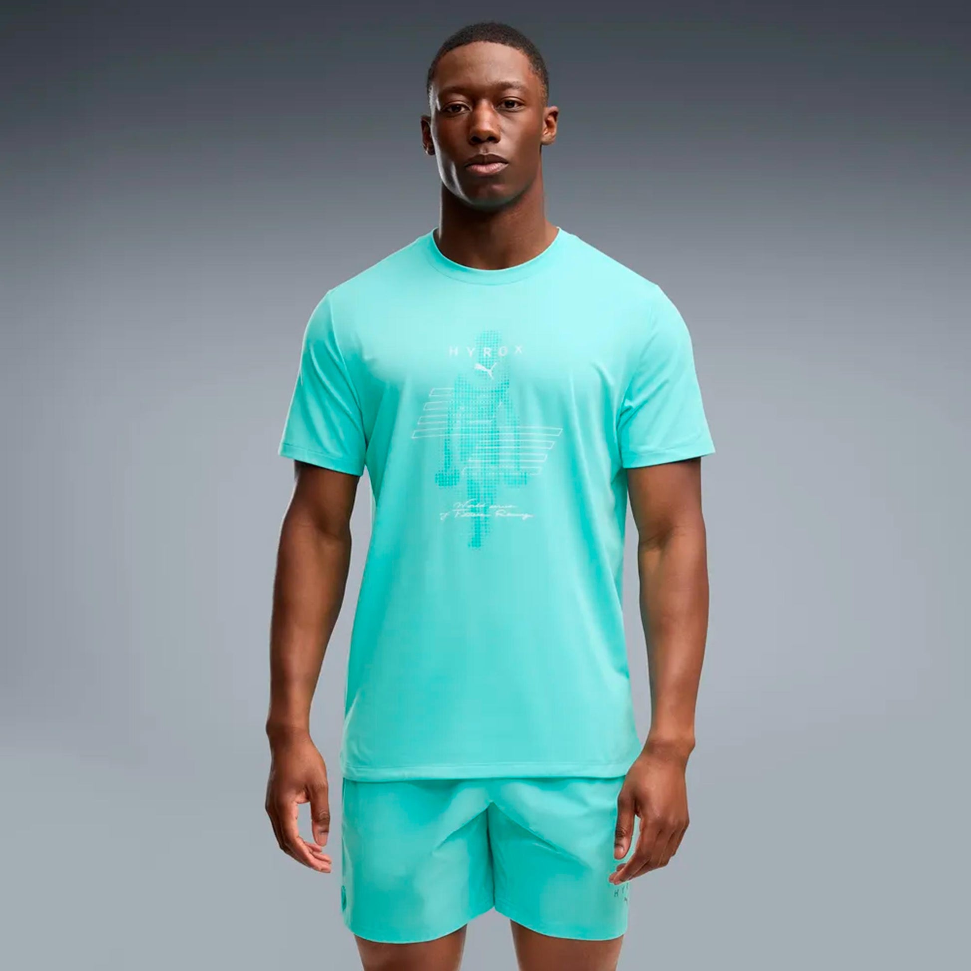 Puma HYROX Cloudspun Thermoadapt  Hardloopshirt Heren - mint