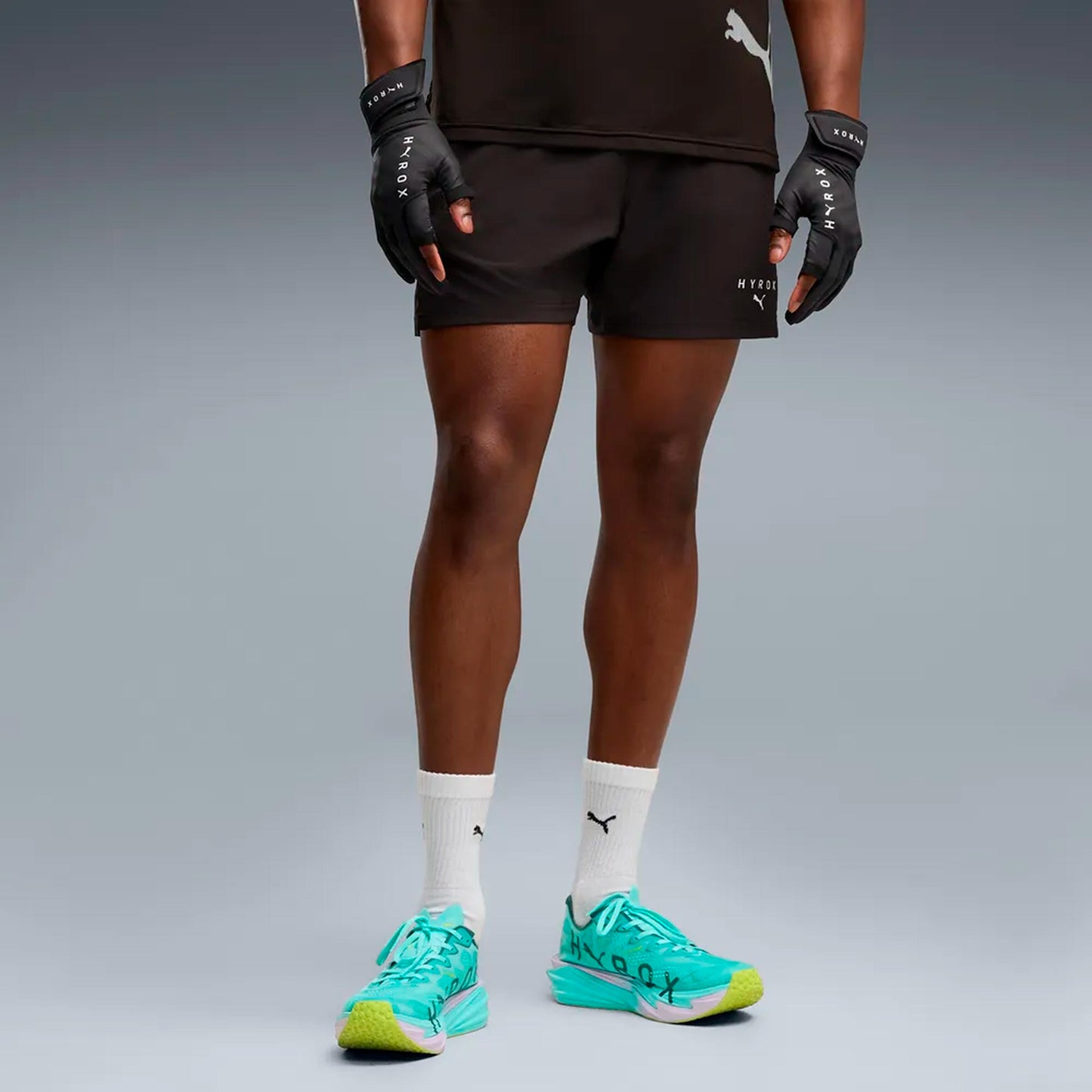 Puma HYROX PWRMODE 5in  Hardloopshorts Heren - zwart
