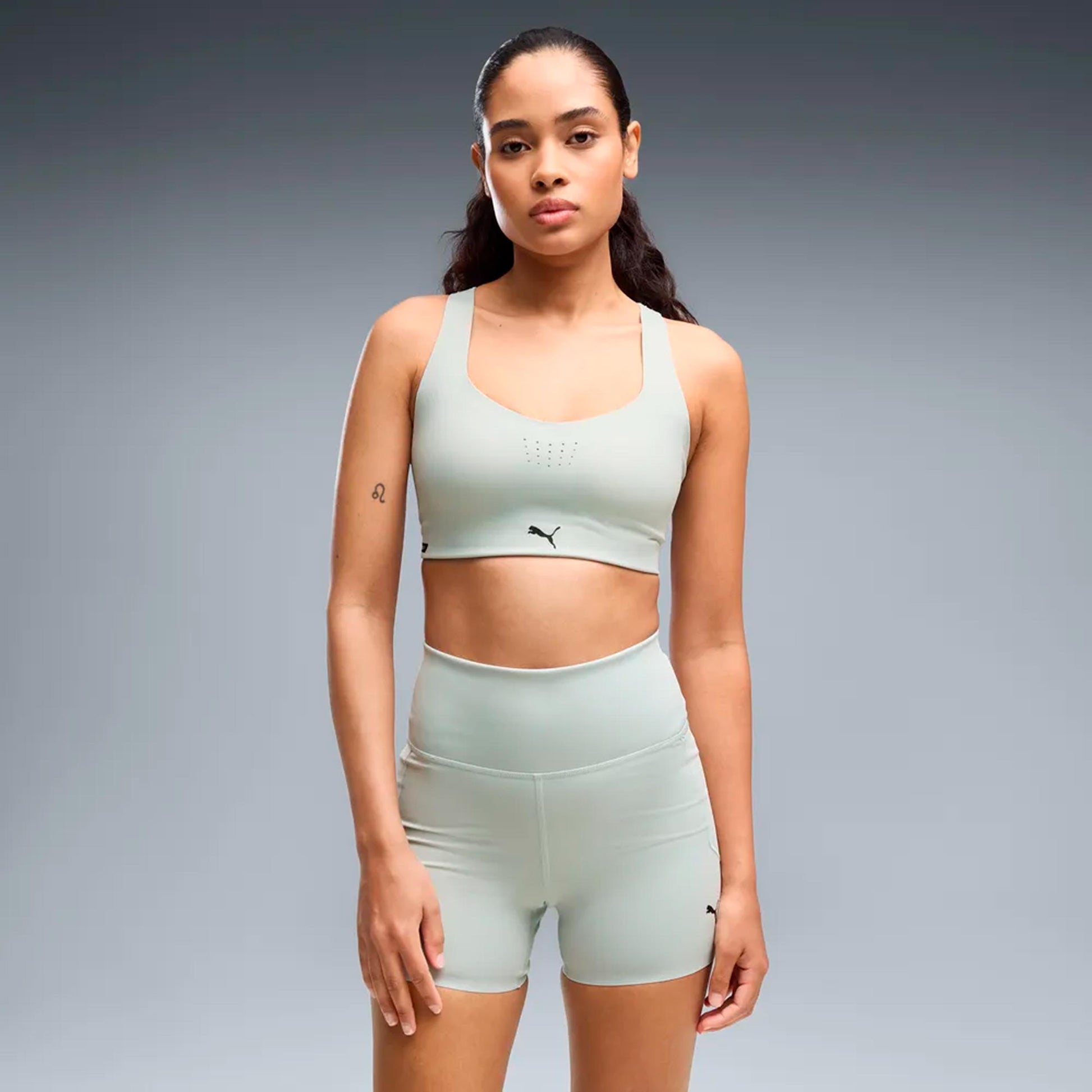 Puma PWRMODE  Sport-bh Dames - lichtgroen