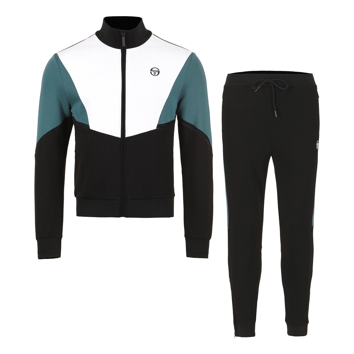 Sergio Tacchini Orizzonte Trainingspak Heren - zwart, wit