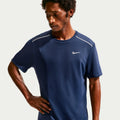 Miler  Hardloopshirt Heren - donkerblauw, zilver