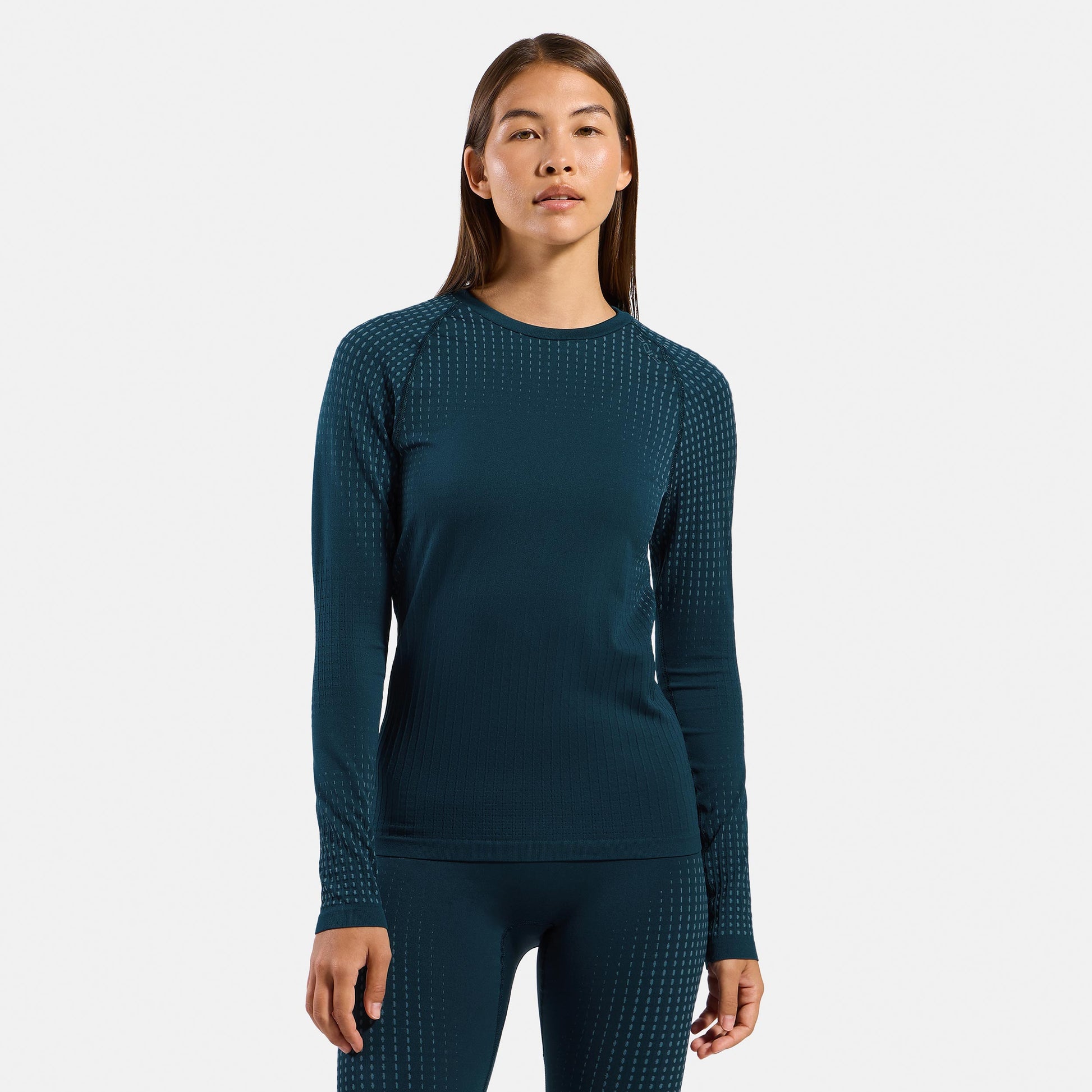 Odlo Performance Warm  Vest Dames - petrolblauw