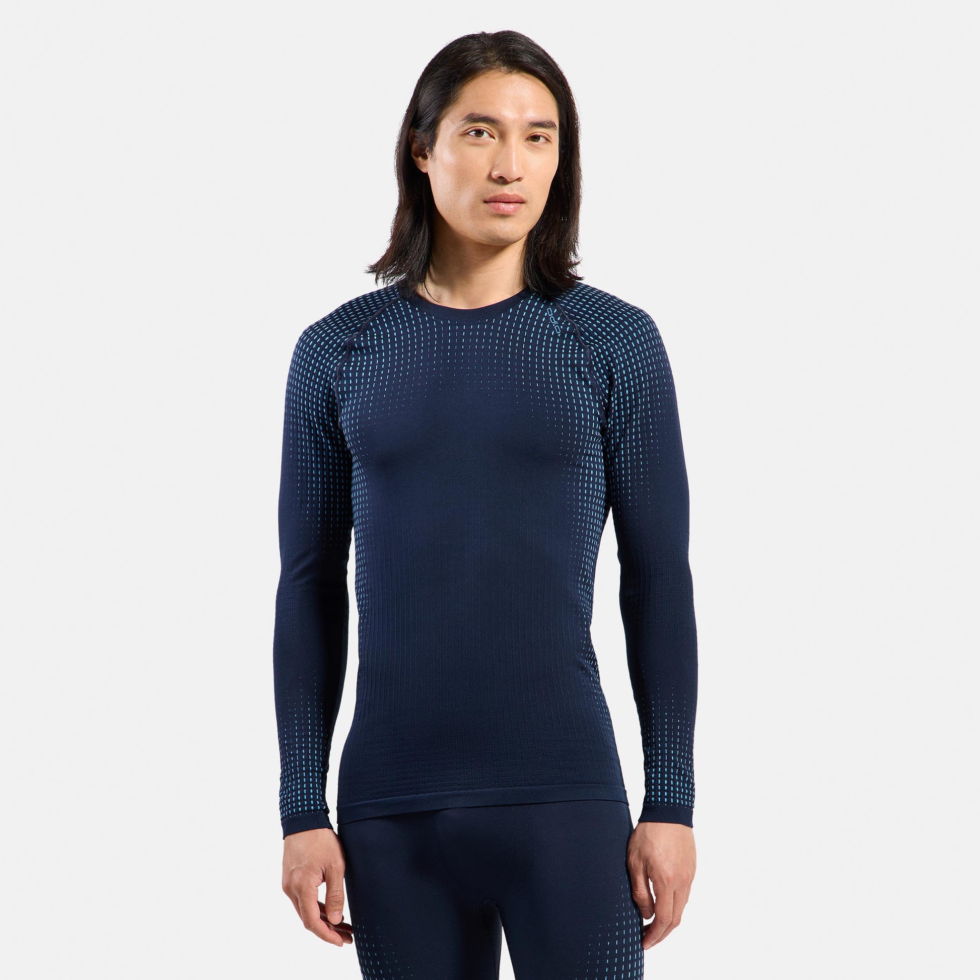 Odlo Performance Warm  Vest Heren - donkerblauw