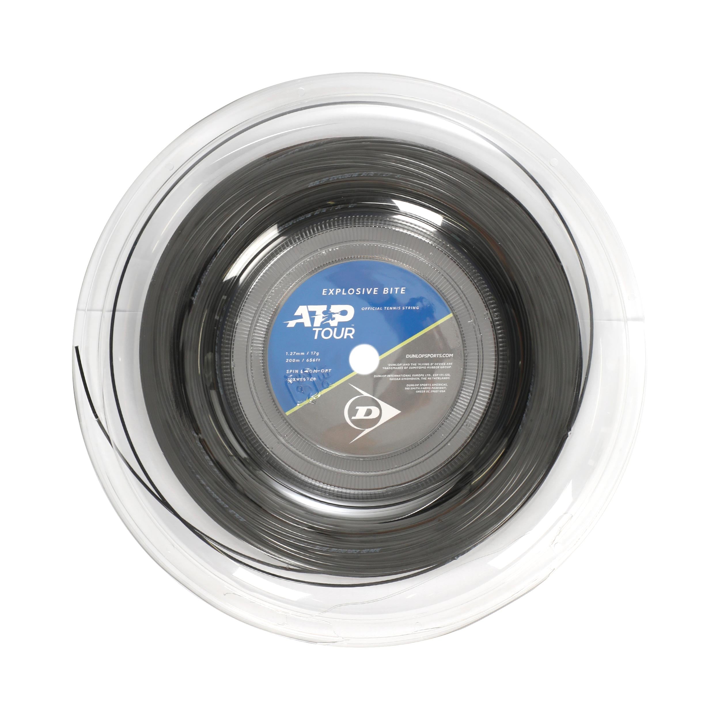 Dunlop Explosive Bite Rol snaren 200m - zwart