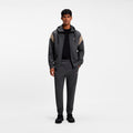 Trainingspak Heren - donkergrijs, beige