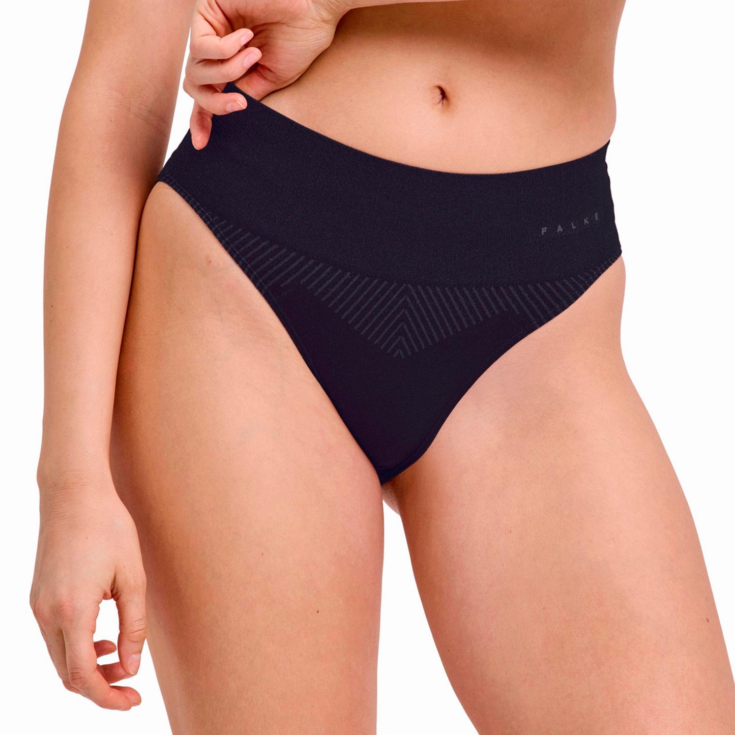 Falke Warm Brief High Waist Panty Dames - zwart
