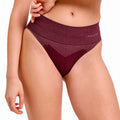 Warm Brief High Waist Panty Dames - mauve
