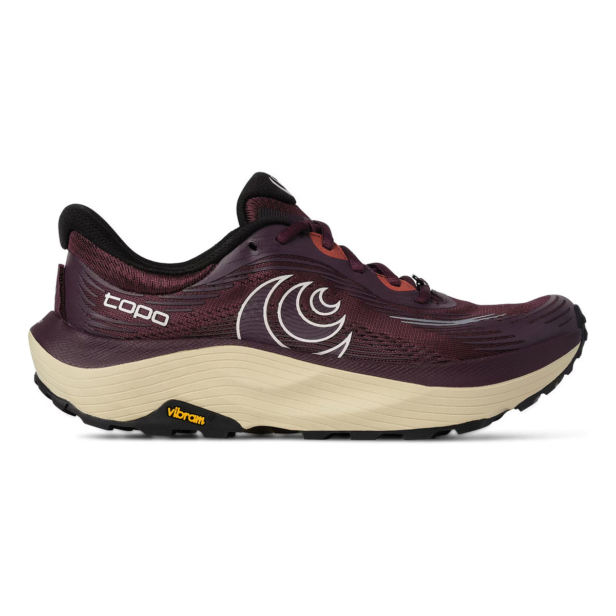 TOPO ATHLETIC Ultraventure 5 Trailschoen Dames - donkerrood, crème