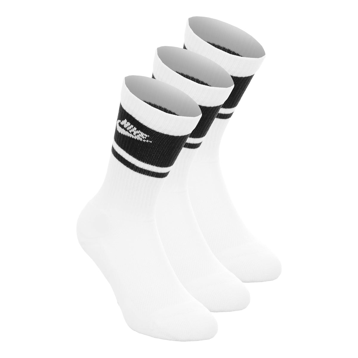 Nike Crew Sportsokken Verpakking 3 stuks Unisex - wit, zwart