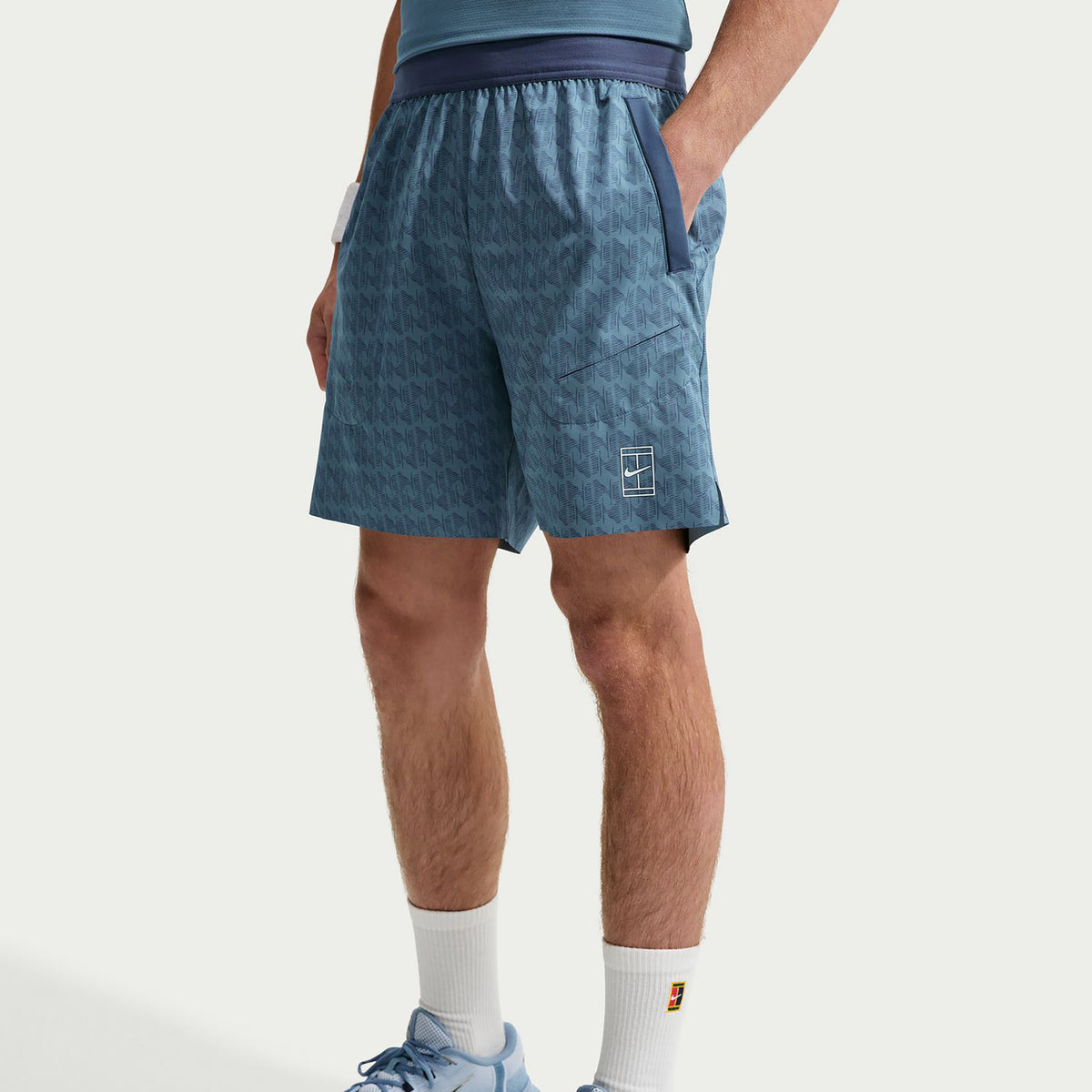 Nike Dri-Fit Shorts Heren - blauwgrijs